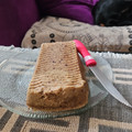 El cooksnap de Natalia cuando hizo Budín de banana y avena en microondas🍌.