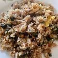 Cooksnap Cempaka Putih semasa beliau membuat Nasi Goreng Kicap.