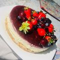 El cooksnap de Brenda cuando hizo 🍓🍇🍒CHEESECAKE DE FRUTOS ROJOS🍓🍇🍒.