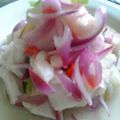 El cooksnap de Dan Barreto @elhornodeeloy cuando hizo Ceviche de pescado con naranja .