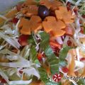 Cooksnap από elenixania στη συνταγή Σαλάτα με λάχανο, καρότο, πιπεριά φλωρίνης