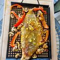 El cooksnap de Pablo Muñoz Alcayaga cuando hizo Palometa a la parrilla (a gas, si, se puede).