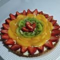 El cooksnap de malena cuando hizo Tarta de frutas con crema chantilly.
