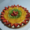 El cooksnap de malena cuando hizo Tarta de frutas con crema chantilly.