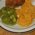 El cooksnap de Nayti Ávila cuando hizo Spaghetti rojos con salchicha.