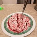 El cooksnap de Mapalunar78@gmail.com Diaz Daza cuando hizo Tarta de cerebro para Halloween.