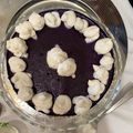 El cooksnap de Blanca Larraz cuando hizo Tarta vegana de arándanos.