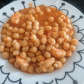 El cooksnap de Lidia cuando hizo Garbanzos con langostinos.
