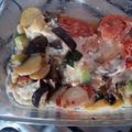 El cooksnap de Patricia Moyes cuando hizo Verduras al horno gratinadas con mozzarella!Delicioso, light, súper fácil 😃 todo en el mismo molde!.