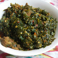Enefola Joy Owoicho's cooksnap of when they made Afang soup.