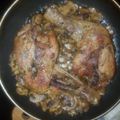 El cooksnap de Lucica Crişan cuando hizo Muslos de pollo con champiñones al ajillo.