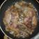 El cooksnap de Lucica Crişan cuando hizo Muslos de pollo con champiñones al ajillo.