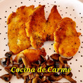 El cooksnap de carme castillo cuando hizo Milanesas de pollo.