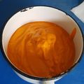 El cooksnap de klariss cuando hizo Hummus de pimiento.