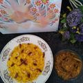 Jharna Shaoo's cooksnap of when they made বাসন্তী পোলাও আর চিকেনকষা(Basonti pulao are chicken kosha recipe in bengali).