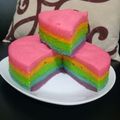 Cooksnap dari Anggraini untuk resep Steamed rainbow cake lembut ny.Liem
