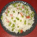 Roli Rastogi का कुकस्नैप जब उन्होंने गाजर मटर पुलाव (gajar matar pulao recipe in Hindi) बनाया था।