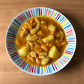 El cooksnap de Jose cuando hizo Papas con pota y calabaza 🦑.