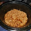 aurorita rebmann's cooksnap of when they made CrockPot Pulled Pork (Tenderloin).