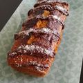 El cooksnap de Sara A.Q. cuando hizo Bizcocho con avena y coco 🥥recubierto de chocolate 🍫 para Navidad🎄.