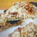 El cooksnap de Salma cuando hizo Pizza de atún con base de calabacín.