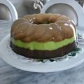 Cooksnap dari nova monaya untuk resep Pudding 3 lapis (marie,avocado,choco)