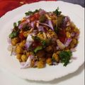 Sneha jha का कुकस्नैप जब उन्होंने भेल चना चाट (bhel chana chaat recipe in Hindi) बनाया था।