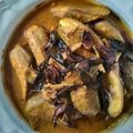 Cooksnap Ziana Chesaad semasa beliau membuat Gulai Pisang Tumis Darat.