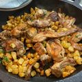 El cooksnap de Sonia Muñoz Kirchhoff cuando hizo Conejo al ajillo con patatas.