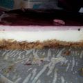 El cooksnap de Tere cuando hizo Tarta de queso y mermelada de frambuesa.