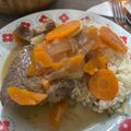 El cooksnap de Myriam Lara camus cuando hizo Carne al jugo con puré picante.