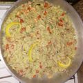 El cooksnap de Mailin Barraza cuando hizo Paella de Marisco.