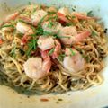 Brenda M. Castillo 's cooksnap of when they made Simple,Easy pasta and shrimp by Pam....