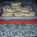 El cooksnap de Claudia Cabrio cuando hizo Alfajores de avena y membrillo. saludables sin harina ni azúcar.