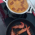 El cooksnap de Nuria Gonzalez cuando hizo Arroz caldoso con gambones sin gluten.