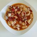El cooksnap de Juanjo Muñoz cuando hizo Alubias guisadas con calamares.