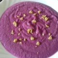 El cooksnap de Manuel Castilleja cuando hizo Crema de lombarda con manzana.