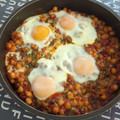El cooksnap de G M cuando hizo Sartén de garbanzos con tomate y huevos (receta de aprovechamiento).