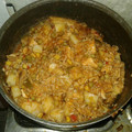 El cooksnap de Michel Alberti cuando hizo Guiso de arroz con pollo fácil y barata.