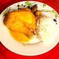 El cooksnap de Lesly Santizo Flores cuando hizo Pollo y hongos en salsa de mostaza.