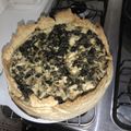 El cooksnap de totoral cuando hizo Tarta de kale y cebolla de verdeo.
