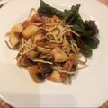 El cooksnap de Antonia García Fernández cuando hizo Salteado de pulpo con gulas y verduras.