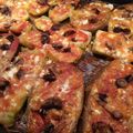 puix's cooksnap of when they made Low carb eggplant pizza.
