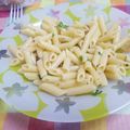 El cooksnap de ale bandera cuando hizo Espaguetis aglio e olio.