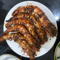 Cooksnap dari Kiky Octafiani Althafunnisa untuk resep Udang windu bakar Teflon (tiger prawn)