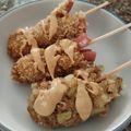 El cooksnap de Samantha Leal cuando hizo Tres banderillas al estilo coreano 🍢.