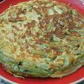 El cooksnap de Luis Martinez cuando hizo Tortilla de porotos verdes.