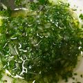 El cooksnap de Maya Rica cuando hizo Chimichurri.