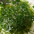 El cooksnap de Maya Rica cuando hizo Chimichurri.