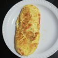 El cooksnap de anabel cuando hizo Tortilla de queso fresco y tomate.